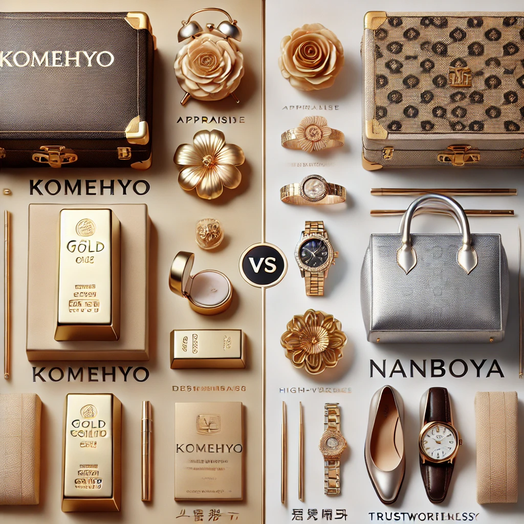 コメ兵 なんぼや 比較！査定価格・手数料・対応の違いとは